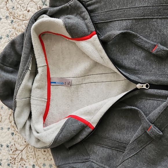Mondetta Men's Sweatshirt Full Zip Hoodie Medium - Picture 3 of 9